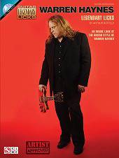 WARREN HAYNES - Legendary Licks Guitar