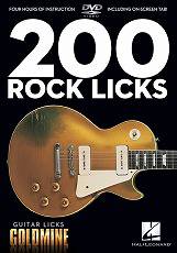 200 Rock Licks - Guitar Licks Goldmine DVD