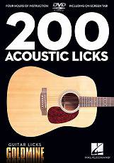 200 Acoustic Licks - Guitar Licks Goldmine DVD